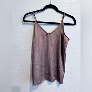 Stars Above Mauve Satin Cami Top size S